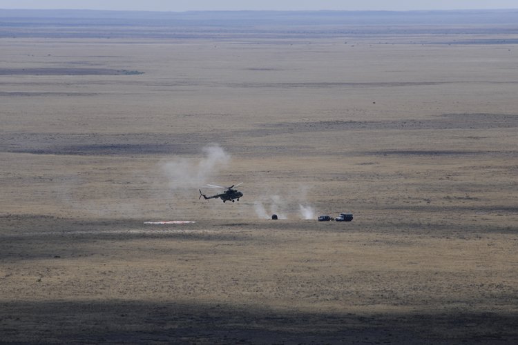 Soyuz after landing