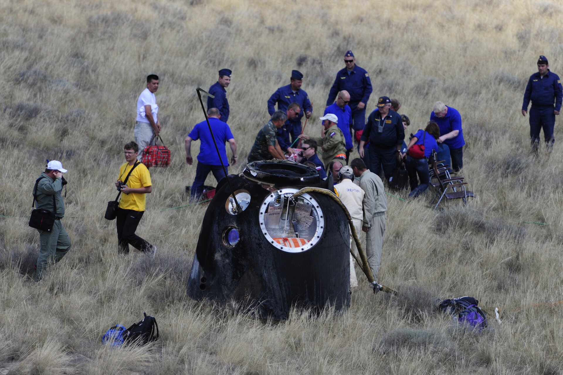 Soyuz landing