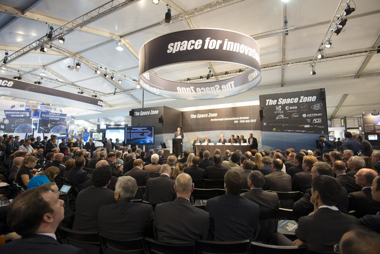 Space Day Conference, Farnborough airshow, 10 July 2012