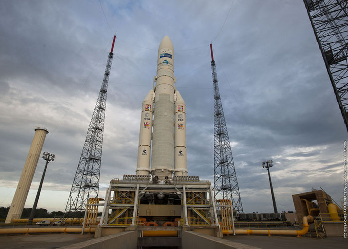 Ariane 5 VA208 transferred to launchpad