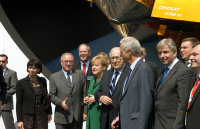 Besuch der deutschen Bundeskanzlerin Angela Merkel, ILA 2010