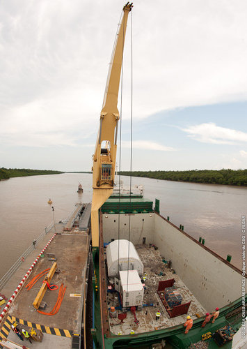 ATV-4 arrives in Kourou