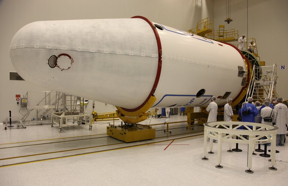 Fairing encapsulating MetOp-B