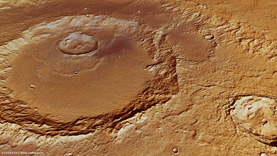 Hadley Crater perspective view