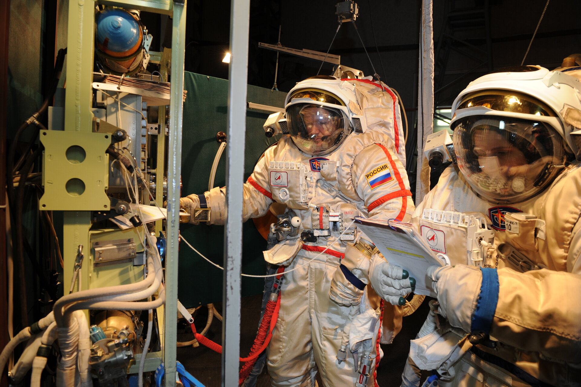 Alexander and Samantha training