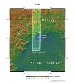 Argyre and Hooke Crater in context