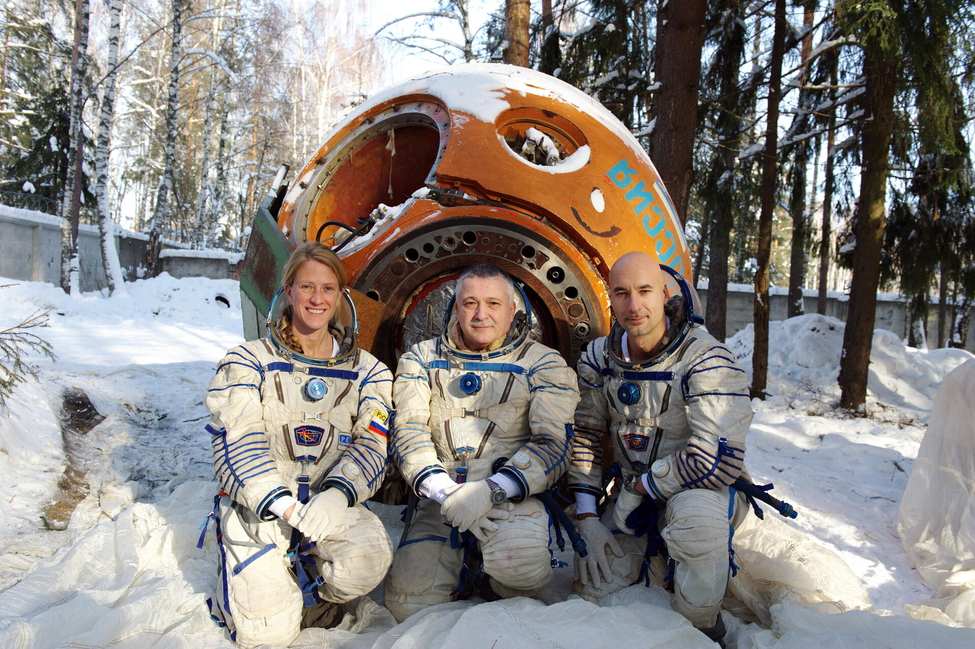 Expedition 36/37 survival training