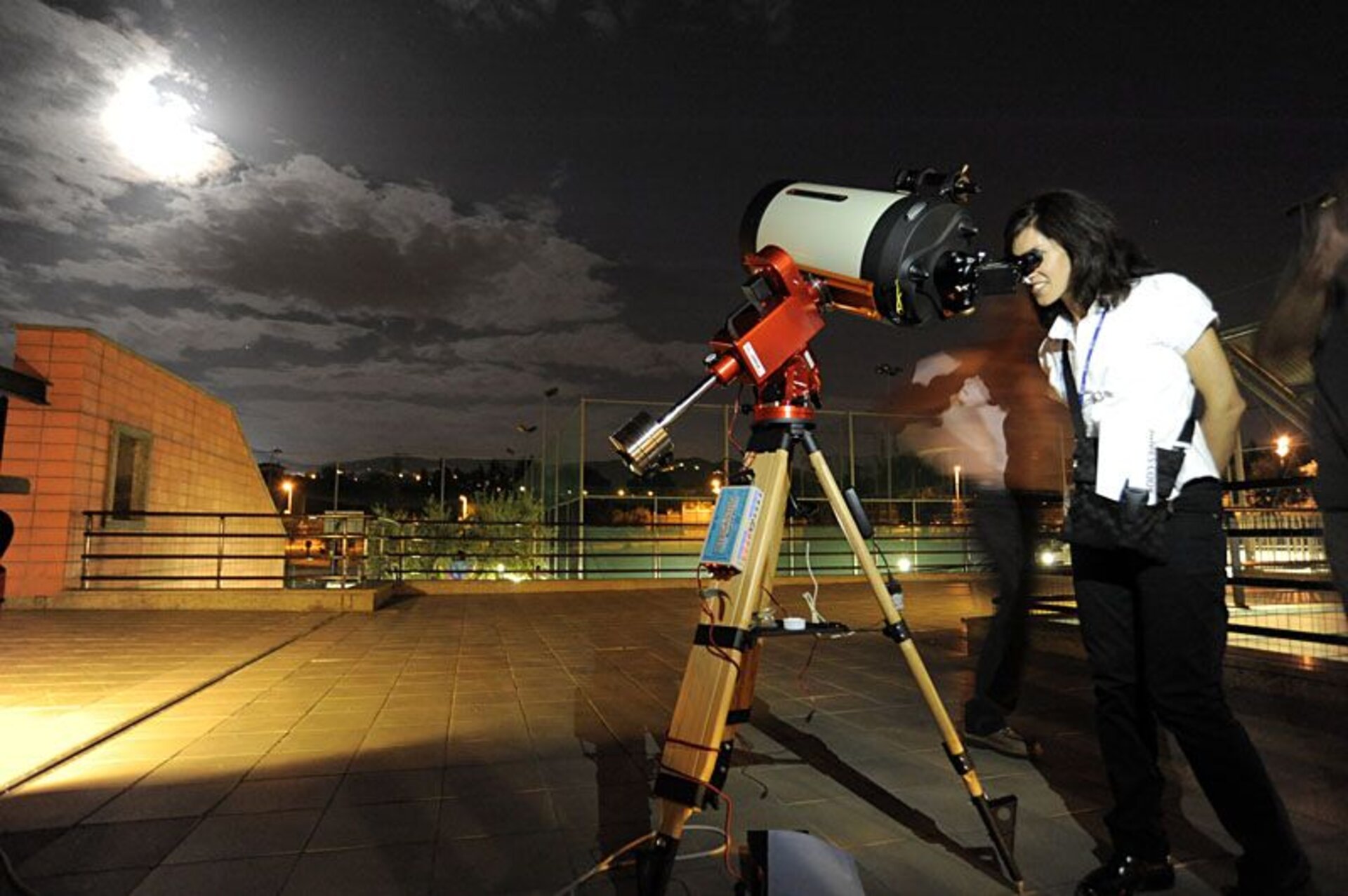 Moon and Jupiter observation, arranged by ATA