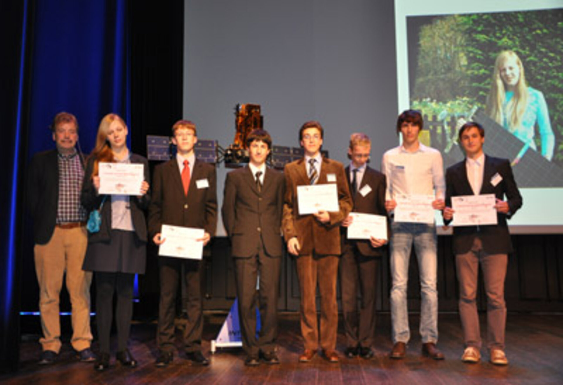 Photograph of winners