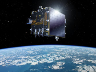 Artist view of the Proba-V satellite