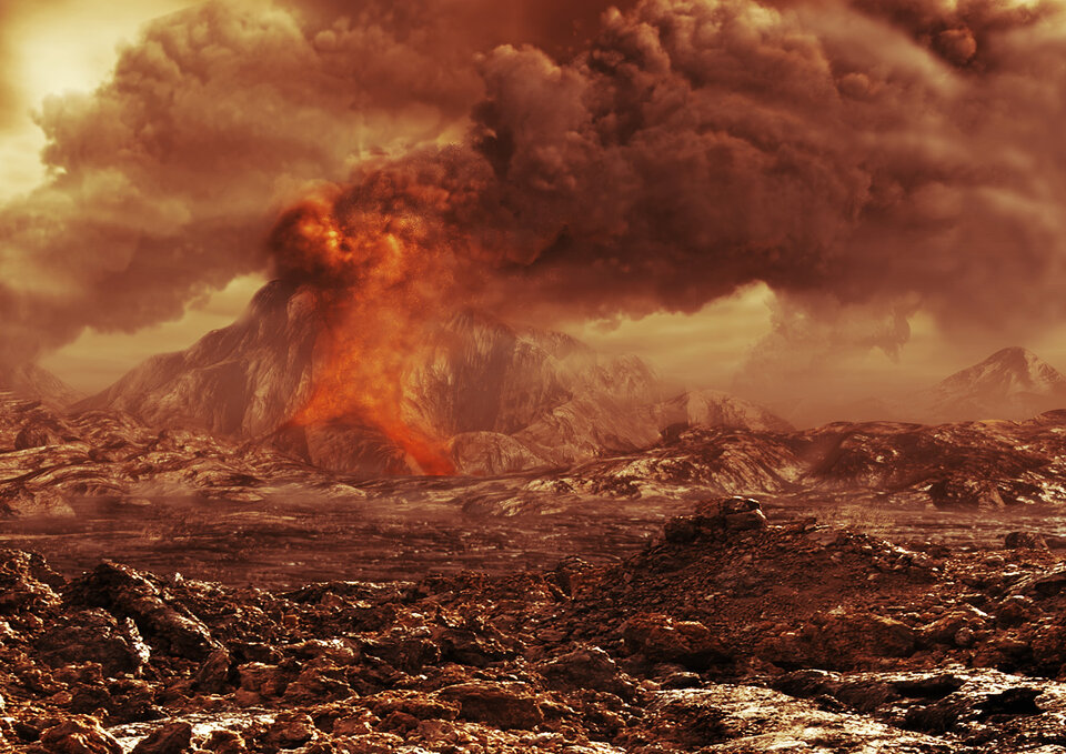 Es gibt einige Indizien, dass auch heute noch Vulkane auf der Venus aktiv sind.