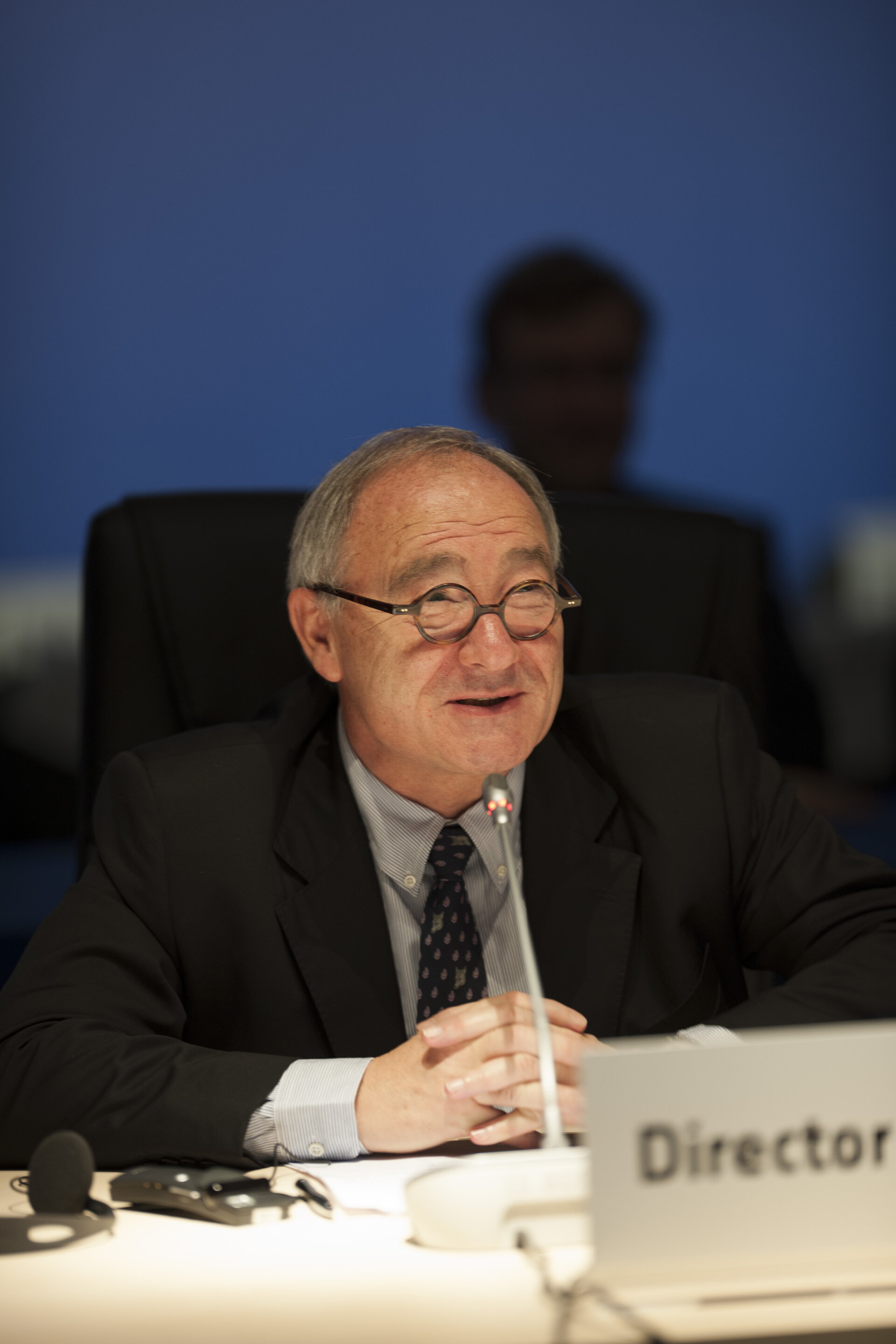 Jean-Jacques Dordain during the Ministerial Council press conference