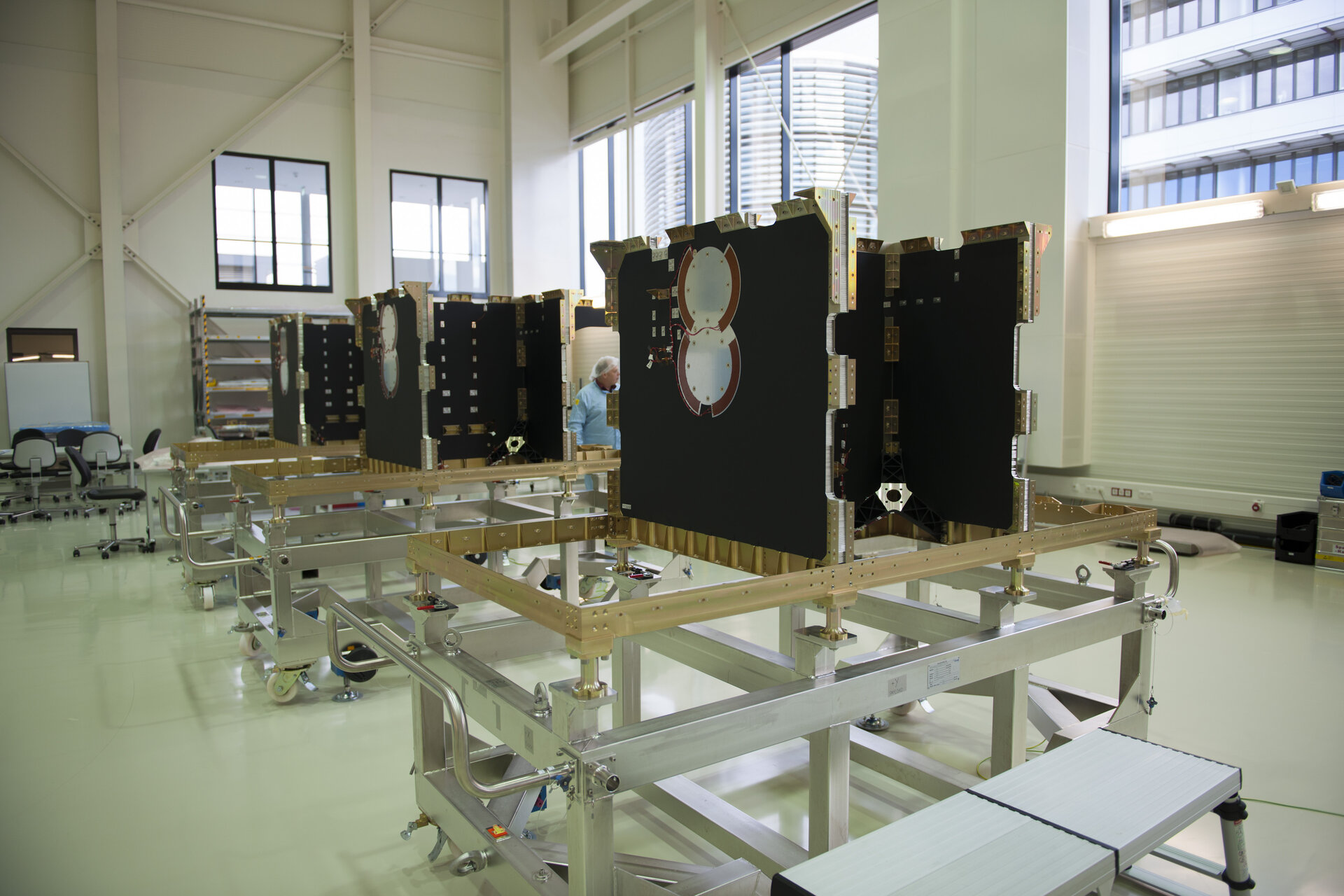 First Galileo FOC satellites at OHB
