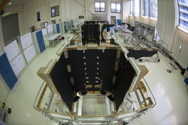 Galileo satellite production line
