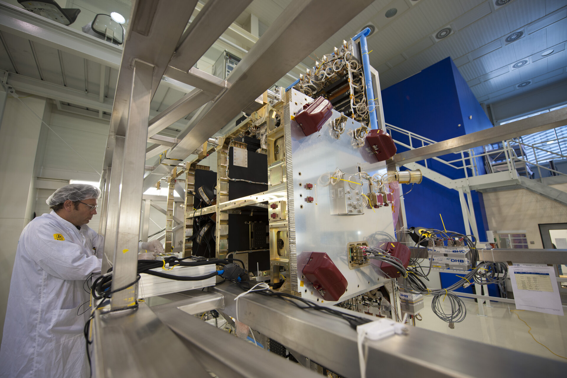 One of the first six Galileo FOC satellites at OHB