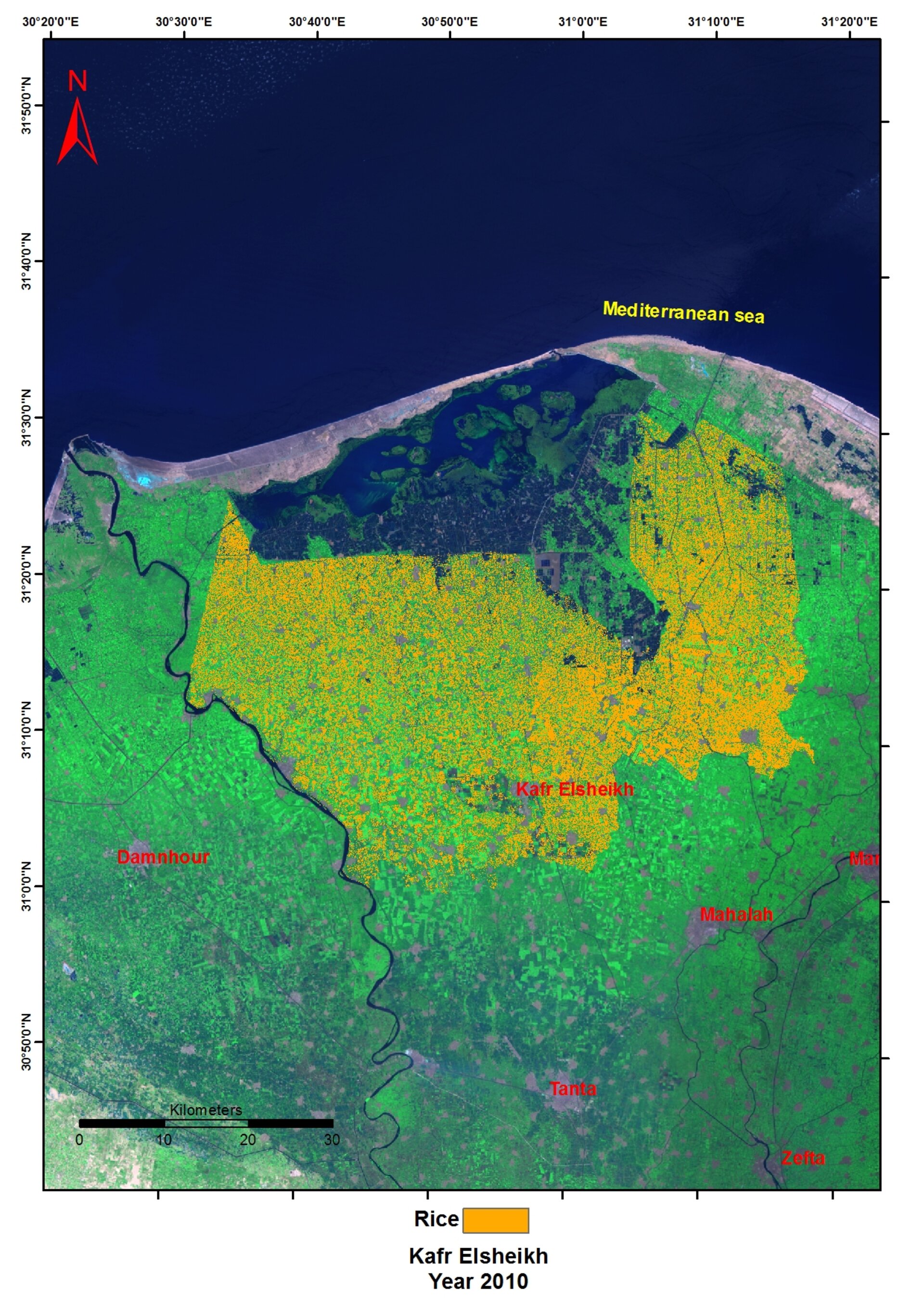 Rice mapping