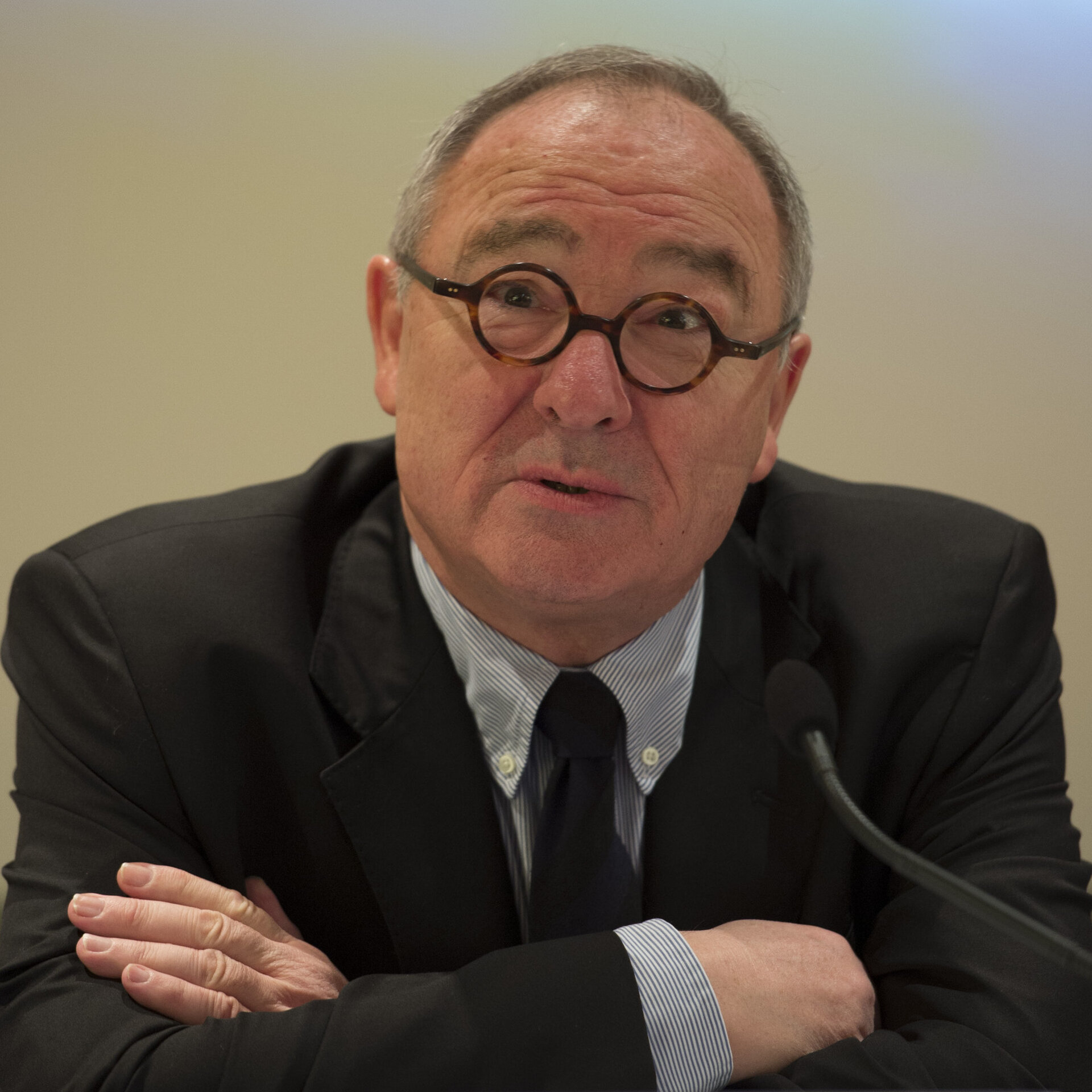 Jean-Jacques Dordain during the annual press briefing on 24 January 2013