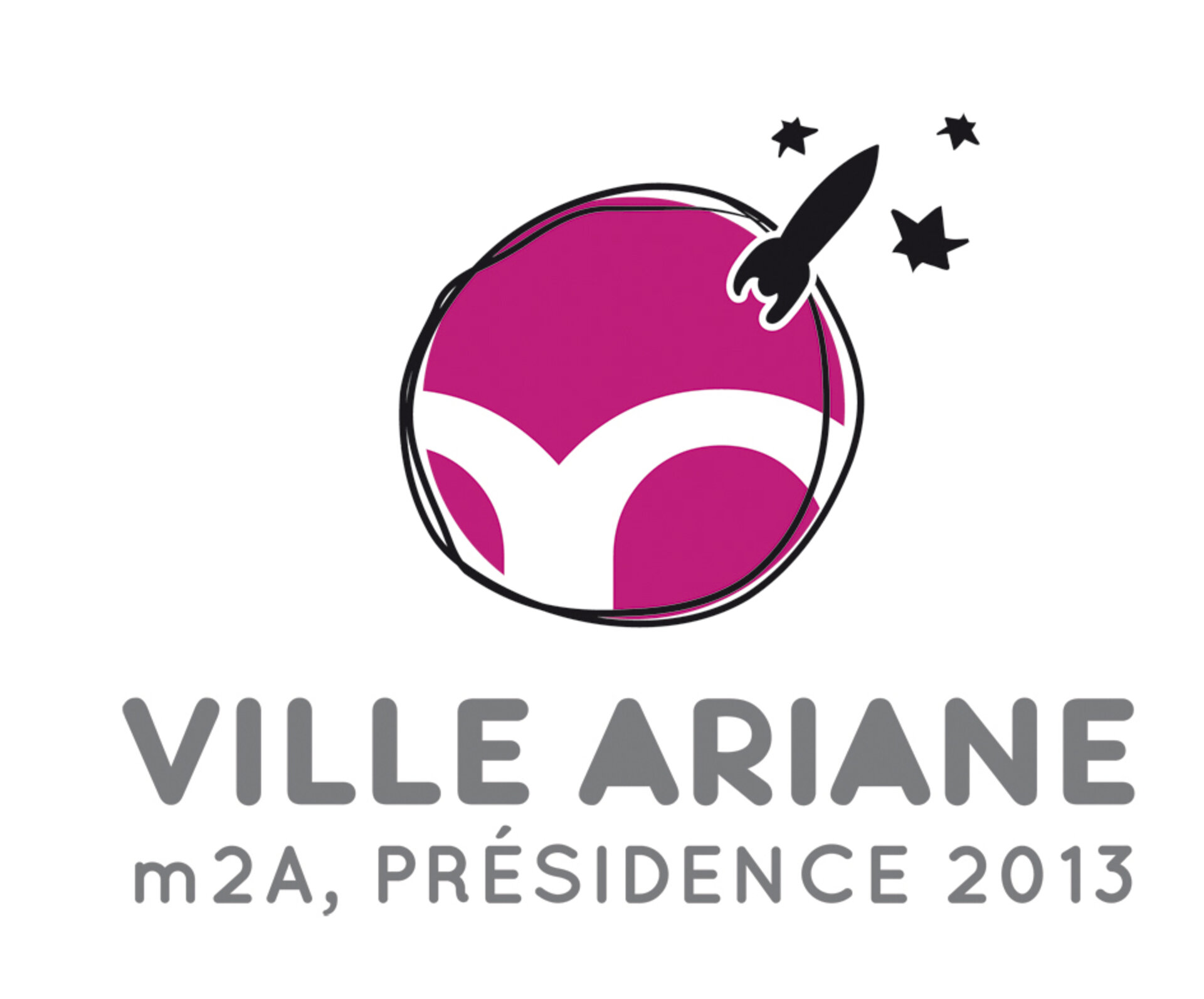 Logo de la présidence 2013 de la Communauté des Villes Ariane
