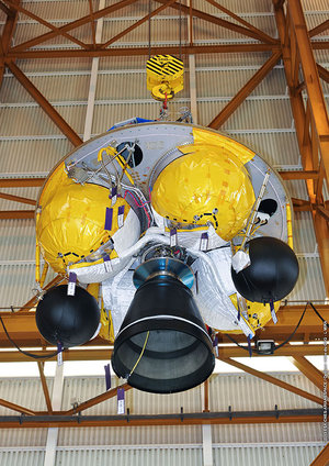 ATV-4 Final stage (EPS) unloaded in Kourou