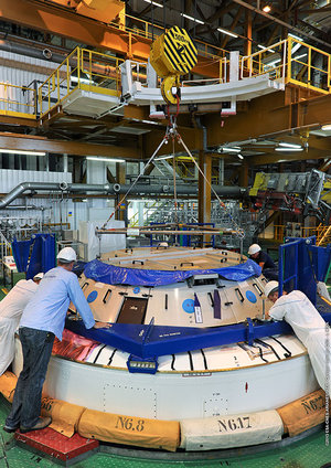 ATV-4 Final stage (EPS) integration complete