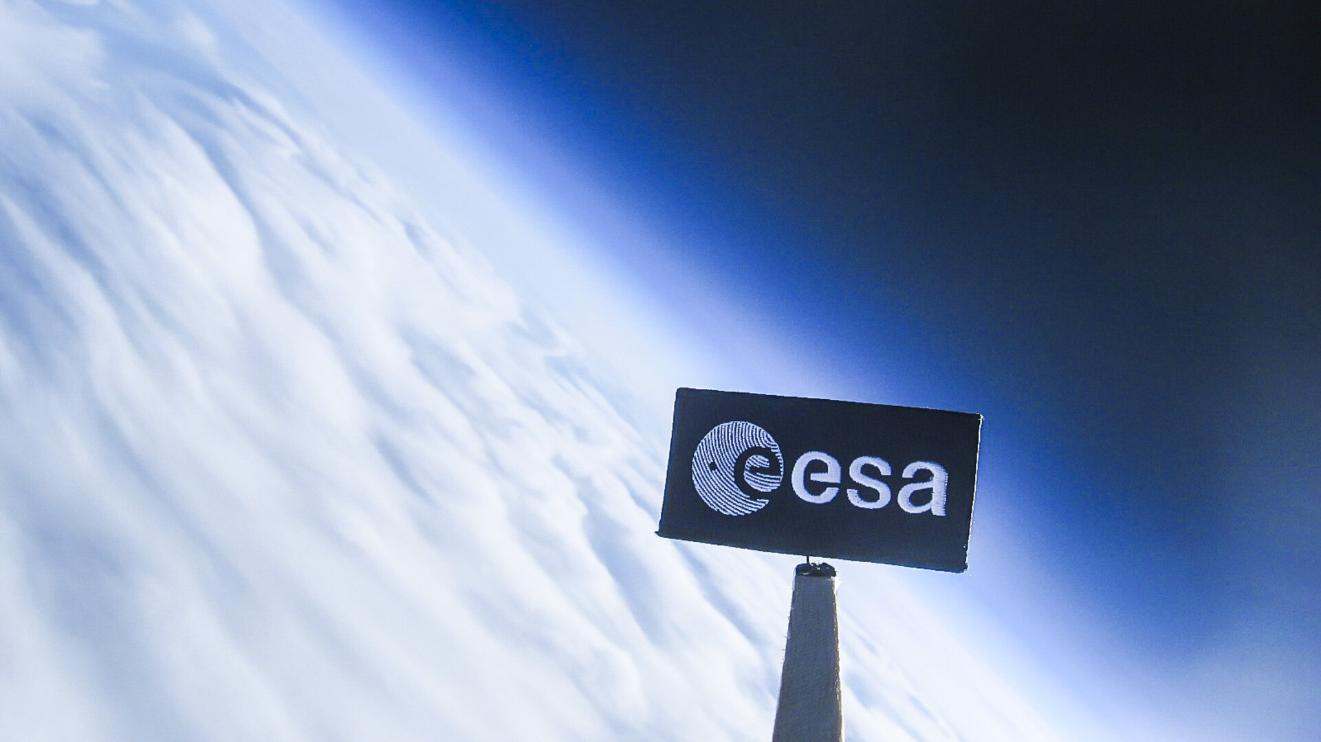 ESA patch during stratospheric balloon ride