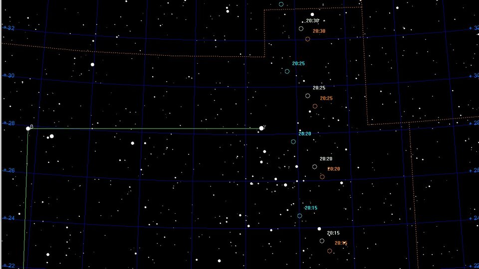 Finder chart for the Netherlands - 2012 DA14 - zoom