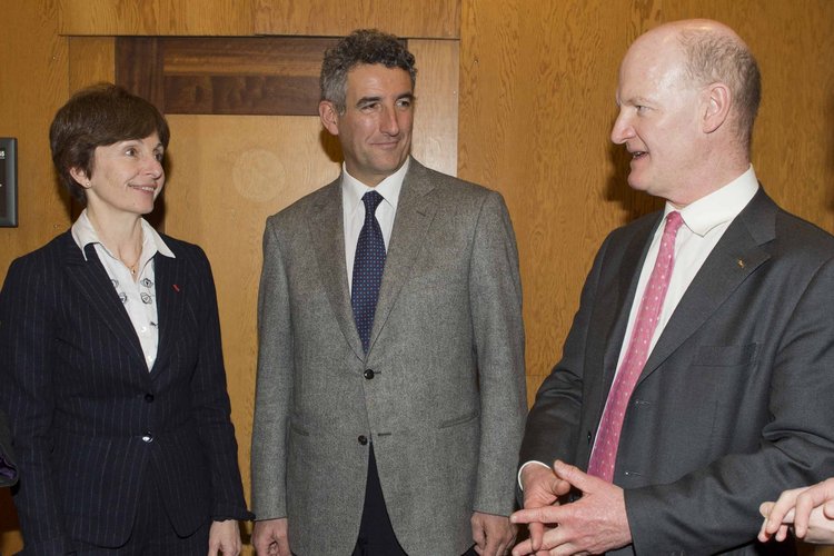 Magali Vaissière, Franco Ongaro and David Willetts