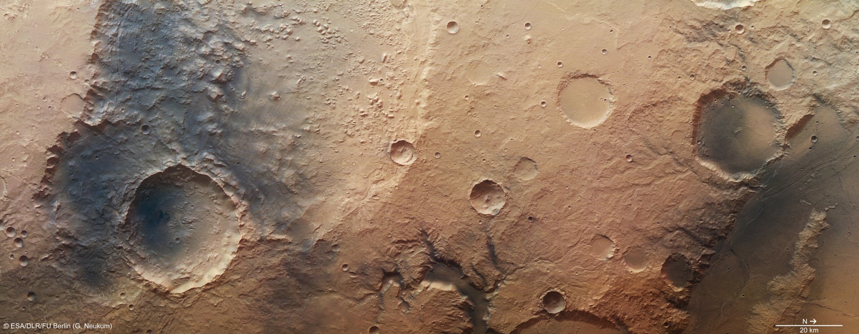 Southeast of Amenthes Planum