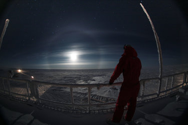 View from Concordia in the dark