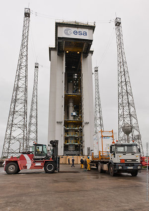 Vega VV02 AVUM final stage installation