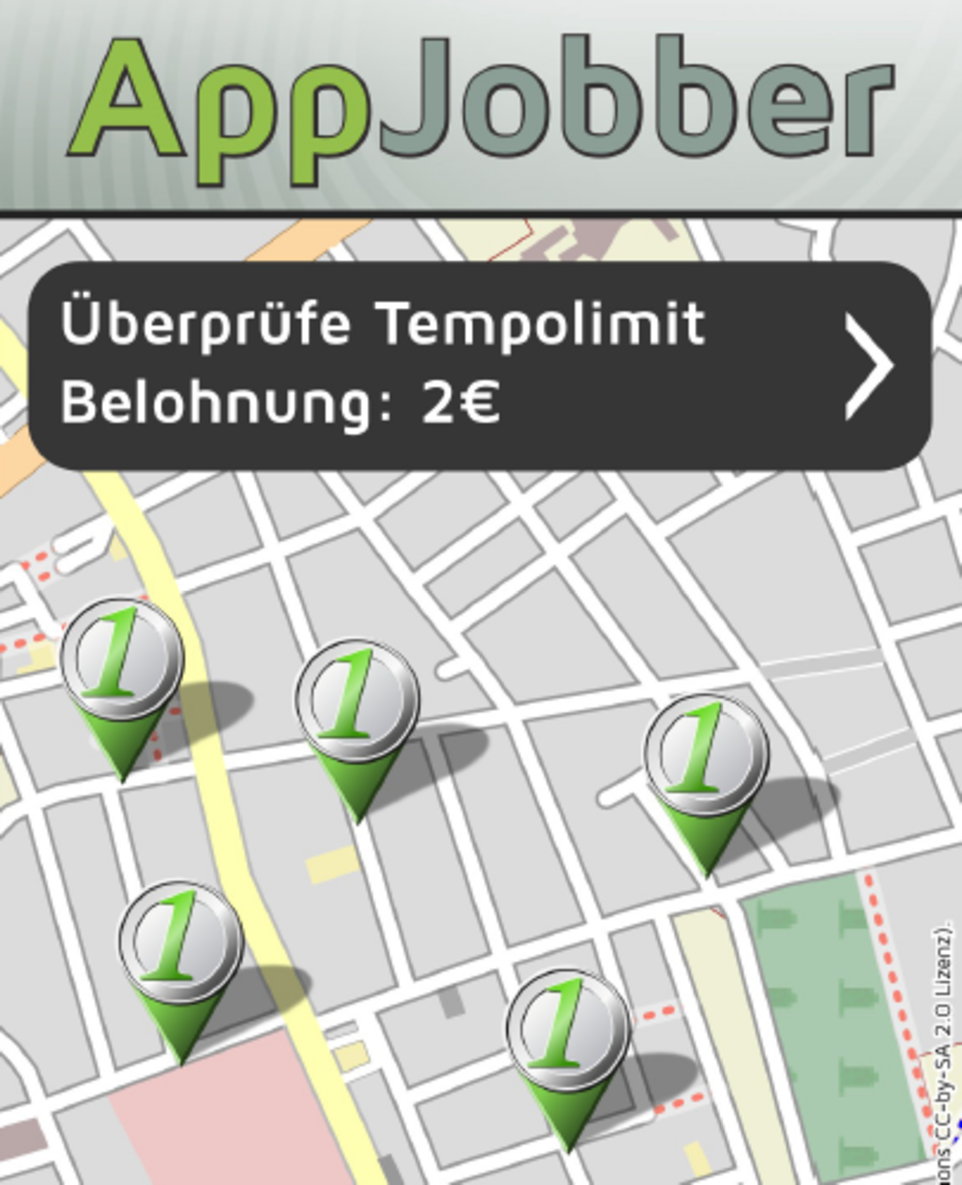 Logo of the Smartphone-App "AppJobber"