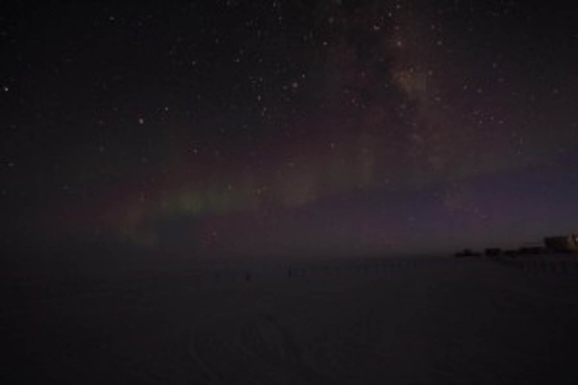 Aurora Australis view at Concordia