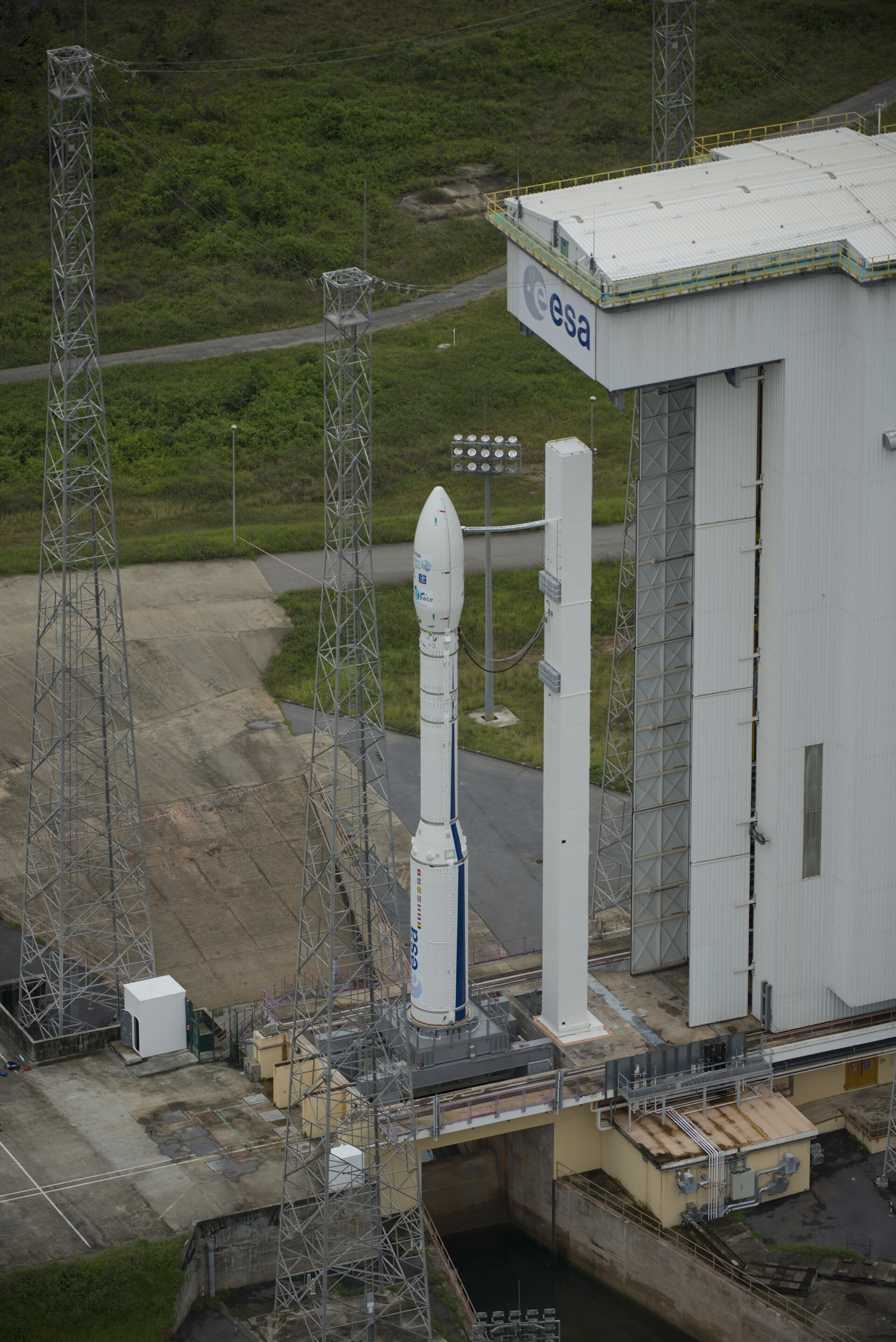 Fully assembled Vega VV02 on pad 