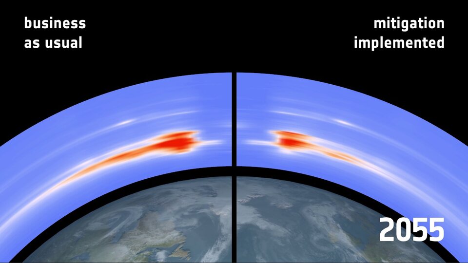 Future debris density at poles with and without active debris removal