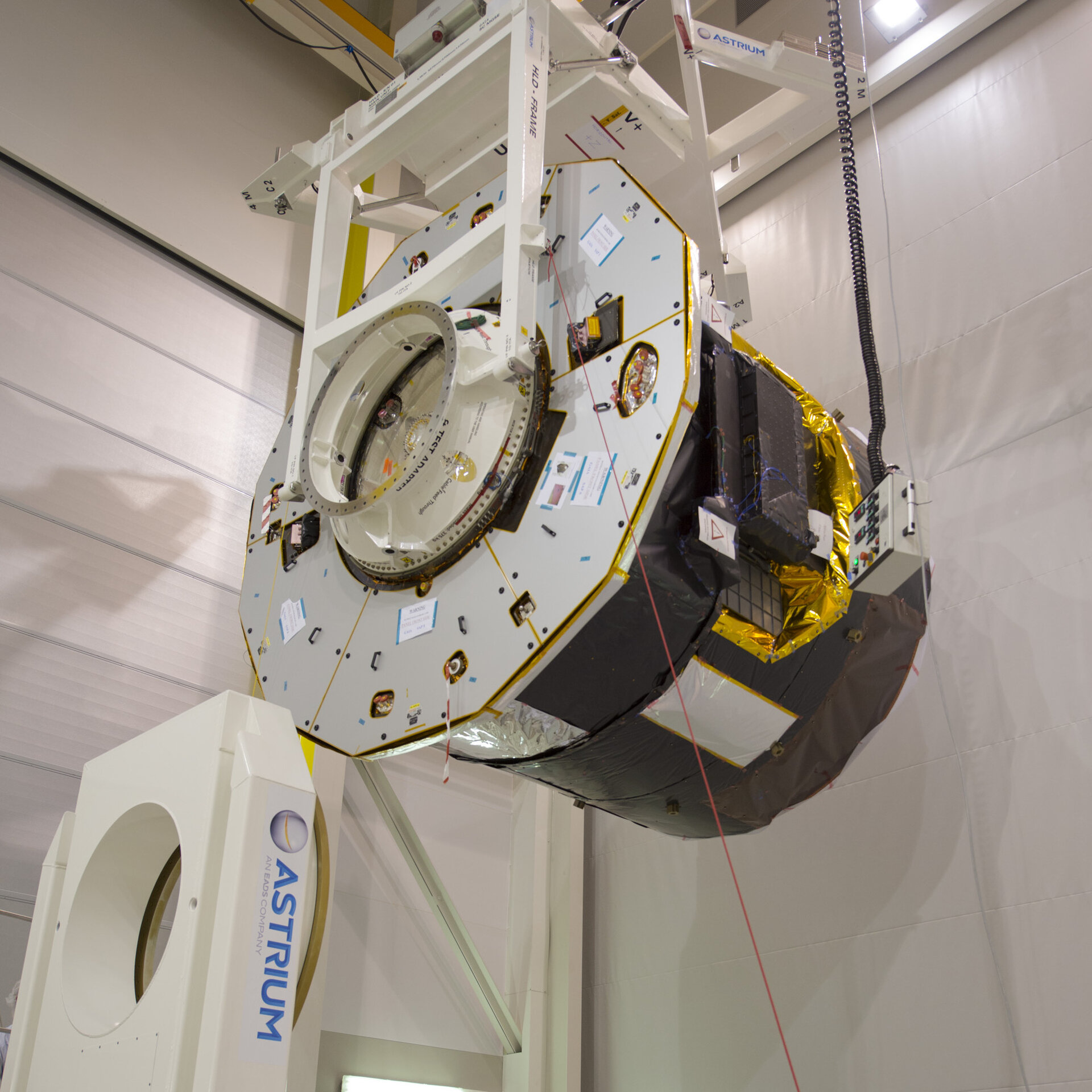 Gaia flight model during tests 