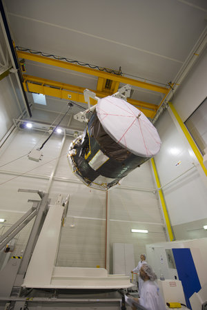 Gaia flight model during tests 