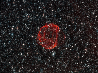 The remains of a star gone supernova