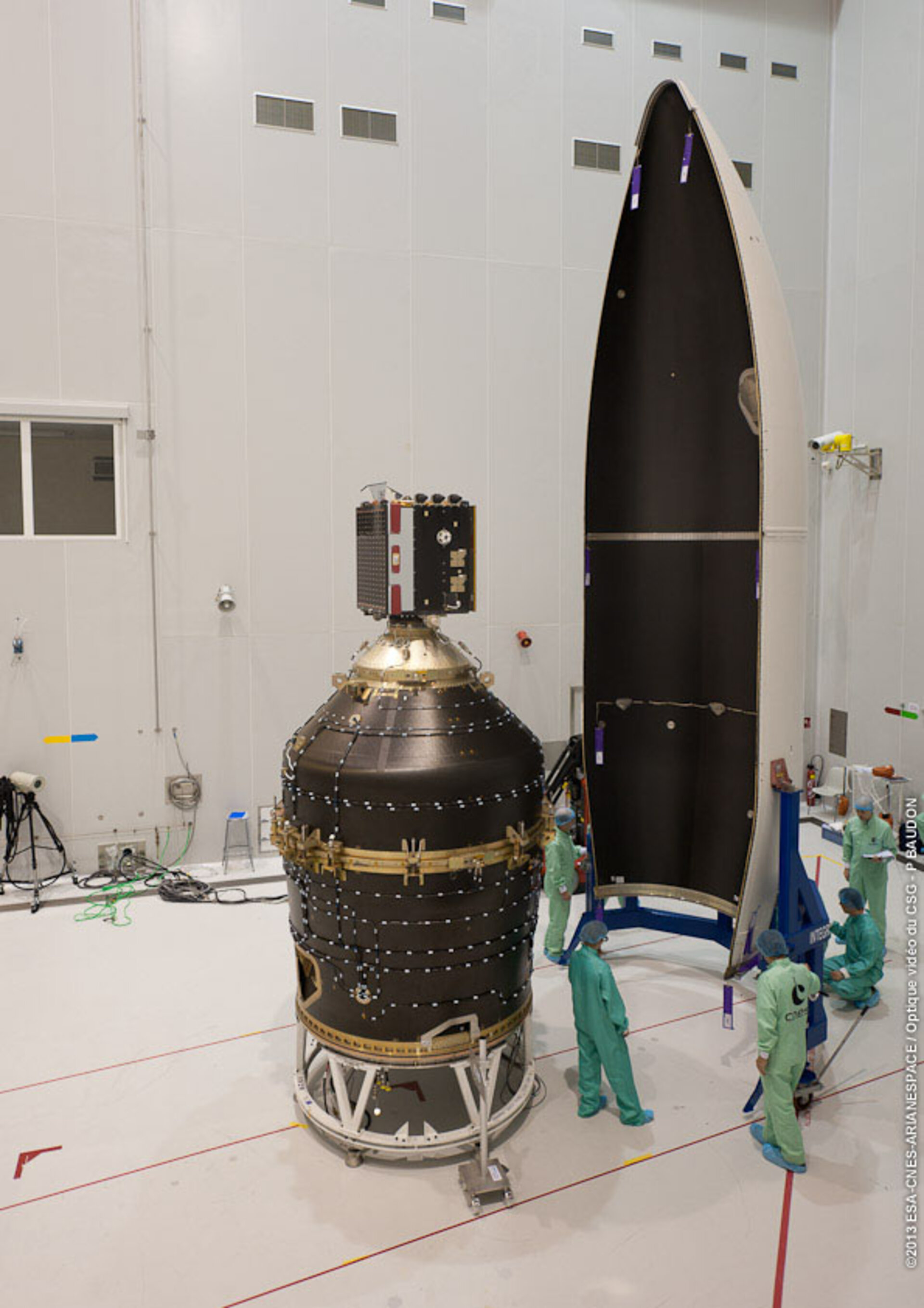 ClearSpace-1 will target the conical upper part of the payload adapter that delivered Proba-V into orbit
