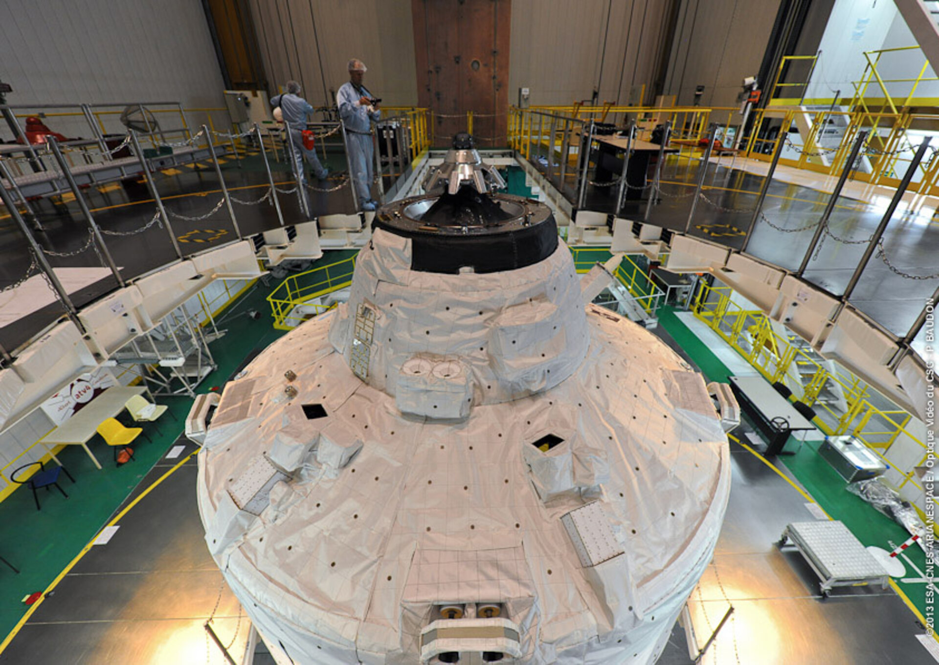 ATV-4 fully integrated for launch