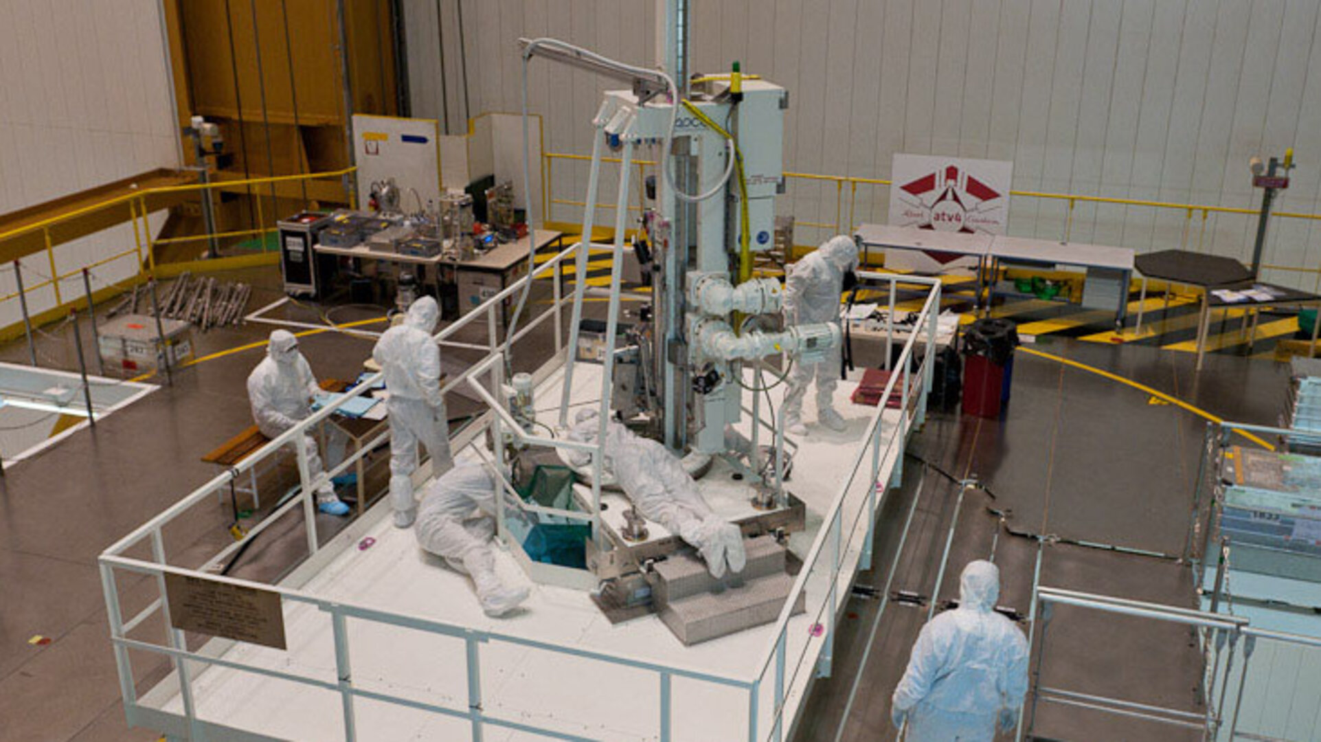 ATV-4 late-cargo loading at Kourou