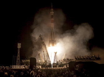 Expedition 36 Crew Launches to Space Station