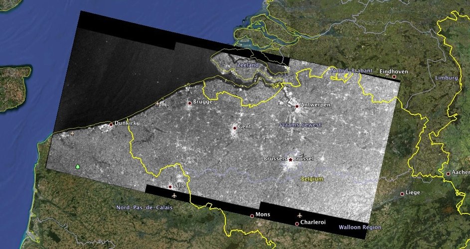 Simulated Sentinel-1 data