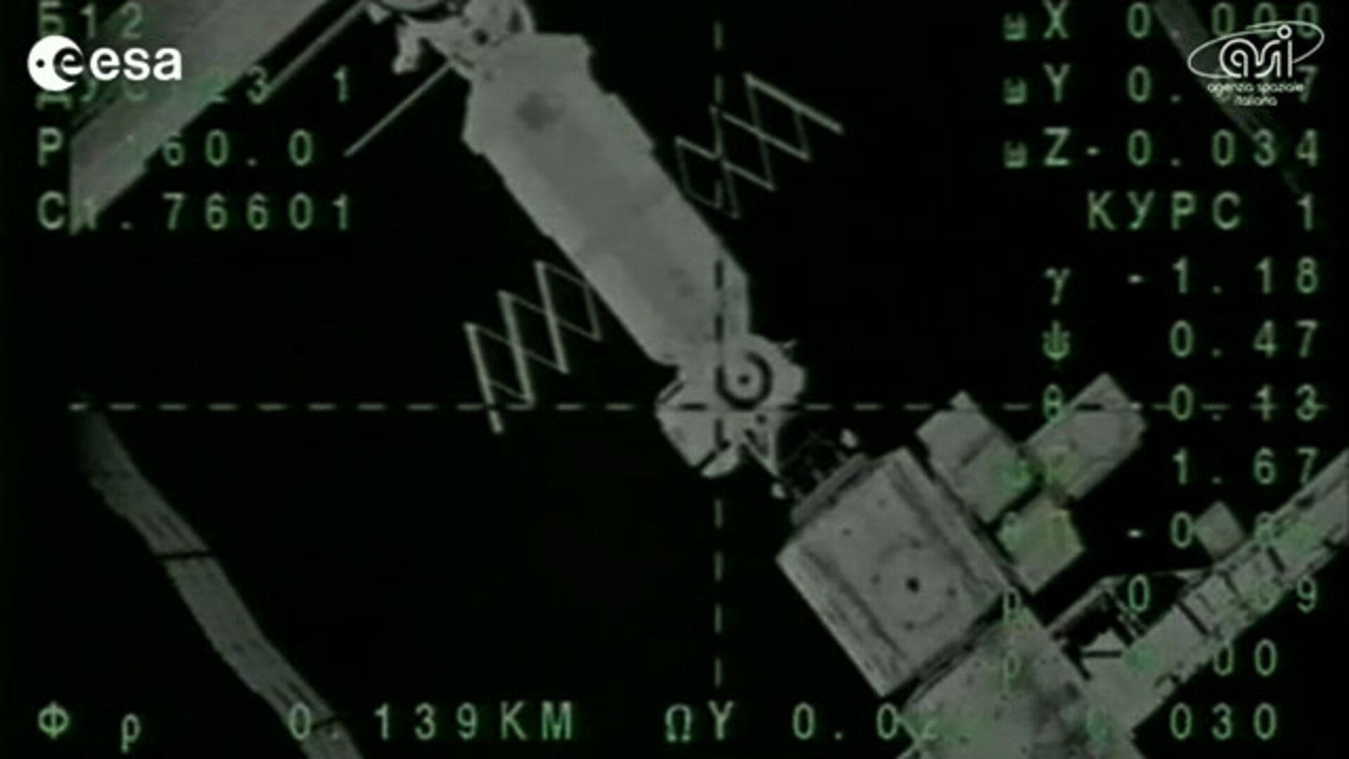 Soyuz docks with Space Station