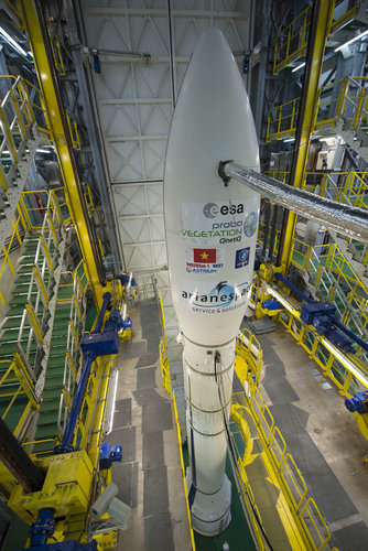 Vega VV02 all set for launch