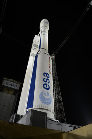 Vega VV02 ready for liftoff