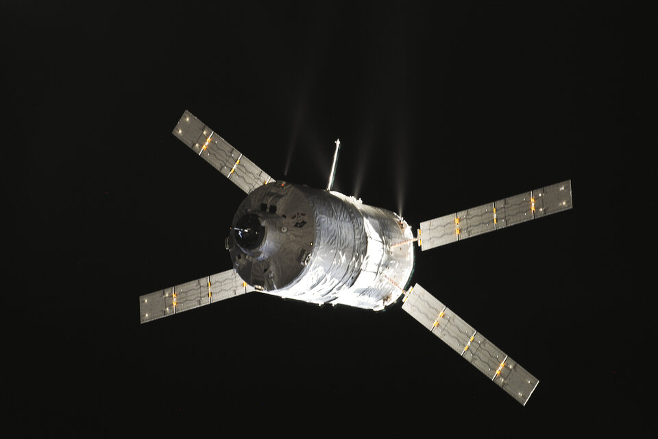 ATV approaching ISS