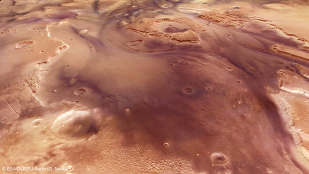 Perspective view of Kasei Valles