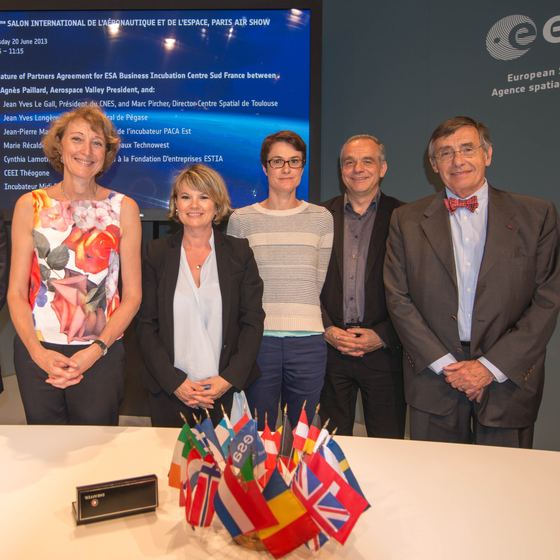 Signature of Partners Agreement for ESA Business Incubation Centre Sud France