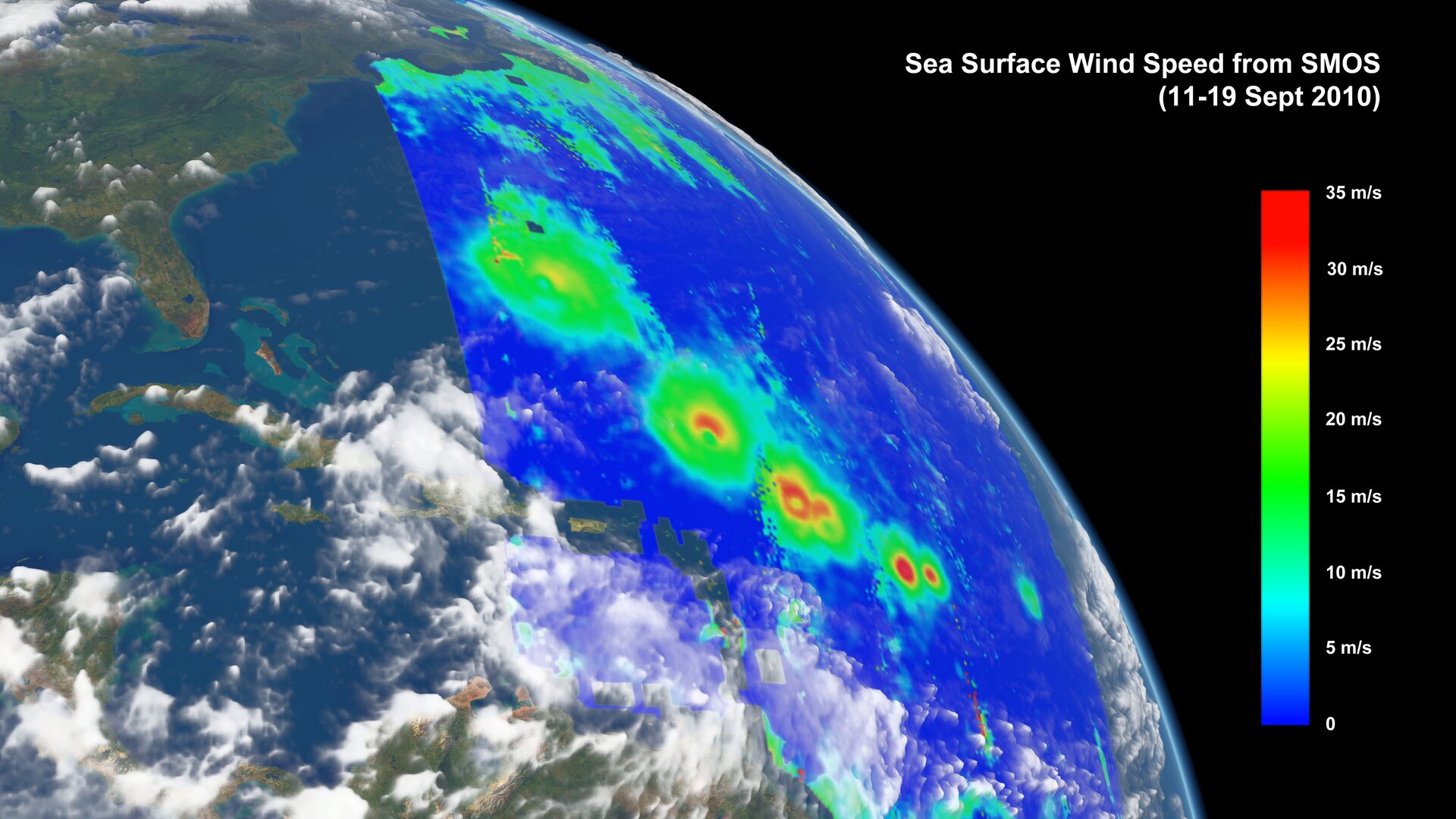 SMOS tracks Hurricane Igor