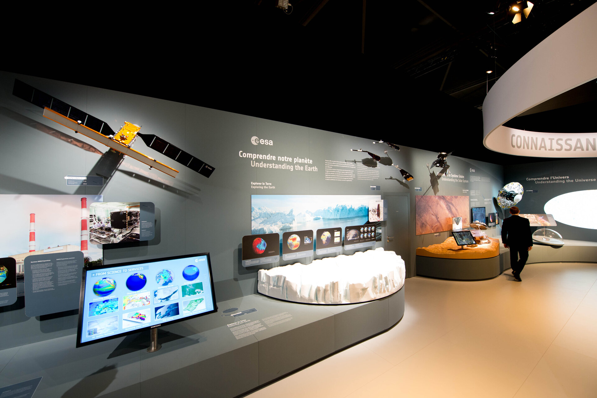 The ESA's Pavilion at the Paris Air and Space Show